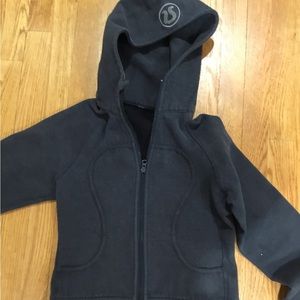 Gray scuba hoodie